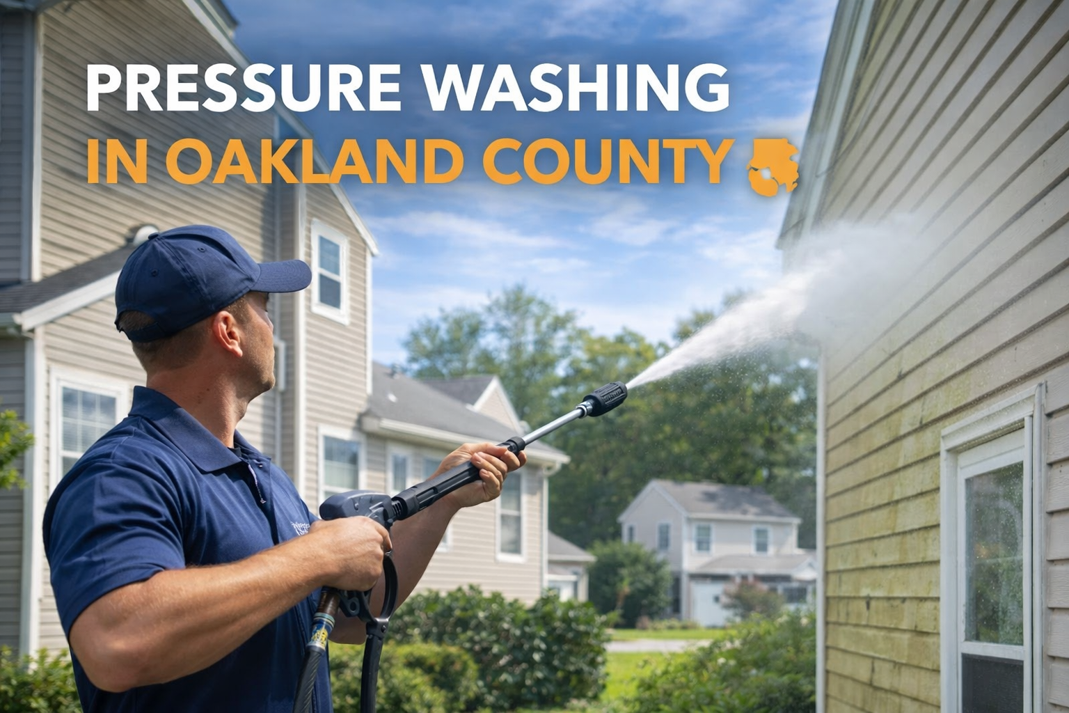 Pressure Washing in Oakland County: Protecting and Restoring Your Property Exterior